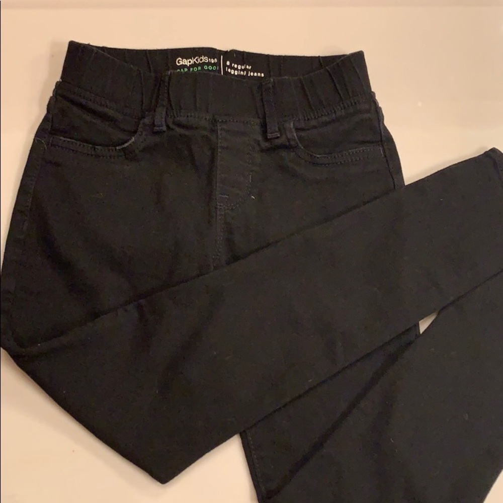 Black jean leggings